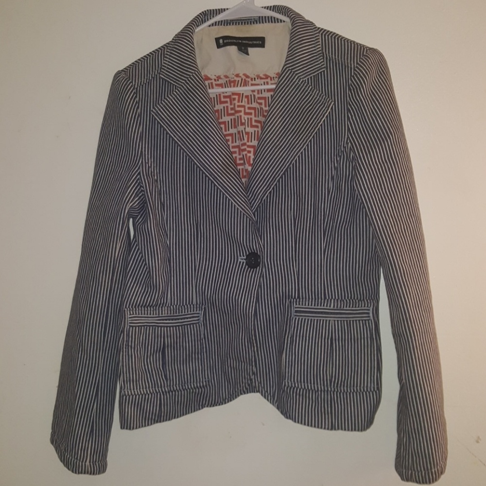 Stripe Blazer